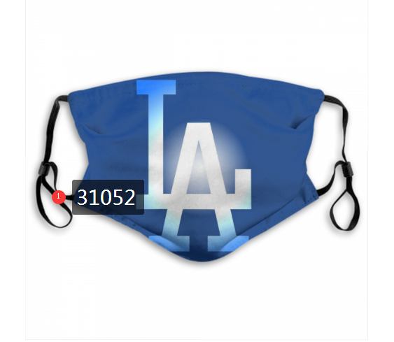 2020 Los Angeles Dodgers Dust mask with filter 30->mlb dust mask->Sports Accessory